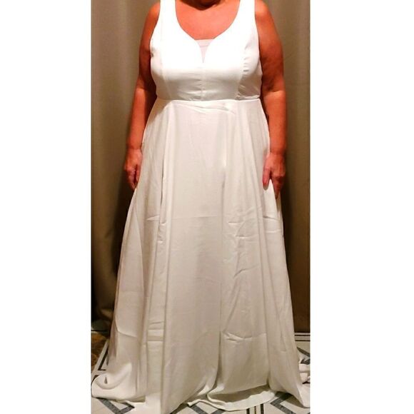NWT 16W Torrid Sweetheart Jacquard Gown Wedding - Picture 4 of 13